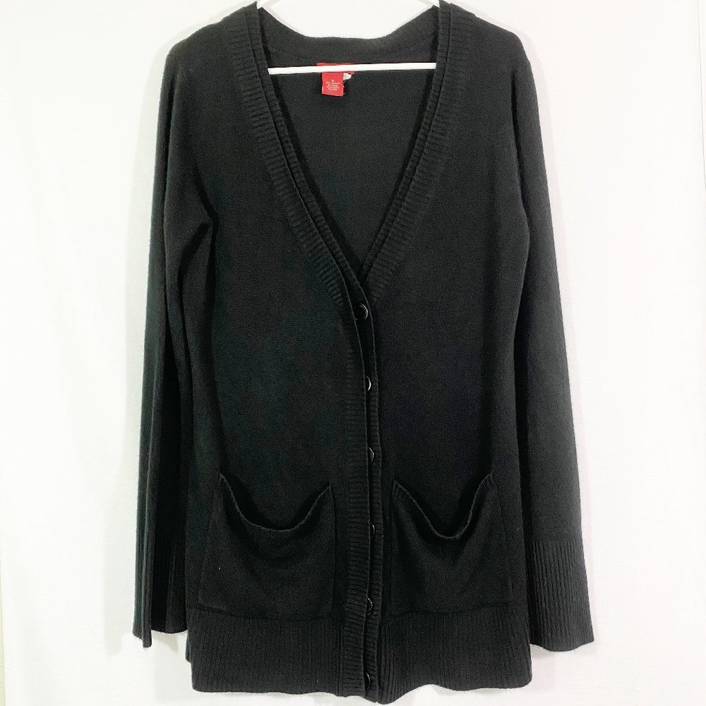 Nicole Ricci Long Line Button Front Cardigan